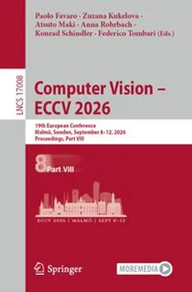 Favaro / Kukelova / Maki |  Computer Vision – ECCV 2026 | eBook | Sack Fachmedien