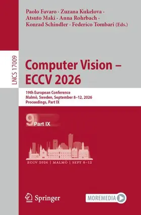 Favaro / Kukelova / Maki |  Computer Vision - ECCV 2026 | Buch |  Sack Fachmedien