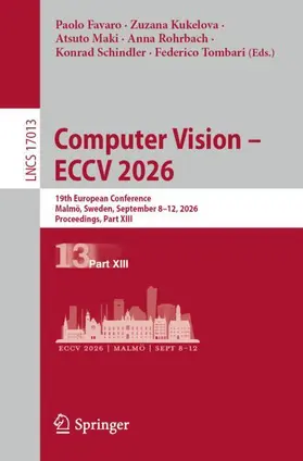 Favaro / Kukelova / Maki |  Computer Vision - ECCV 2026 | Buch |  Sack Fachmedien