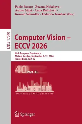 Favaro / Kukelova / Maki |  Computer Vision - ECCV 2026 | Buch |  Sack Fachmedien