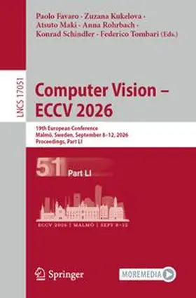 Favaro / Kukelova / Maki |  Computer Vision - ECCV 2026 | Buch |  Sack Fachmedien