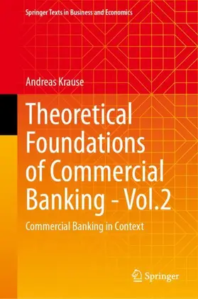 Krause |  Theoretical Foundations of Commercial Banking - Vol.2 | Buch |  Sack Fachmedien