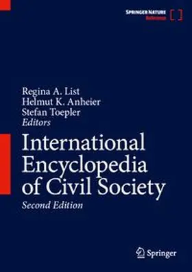 List / Anheier / Toepler |  International Encyclopedia of Civil Society | Buch |  Sack Fachmedien
