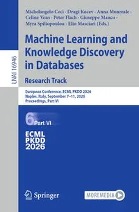 Ceci / Kocev / Monreale |  Machine Learning and Knowledge Discovery in Databases. Research Track | eBook | Sack Fachmedien