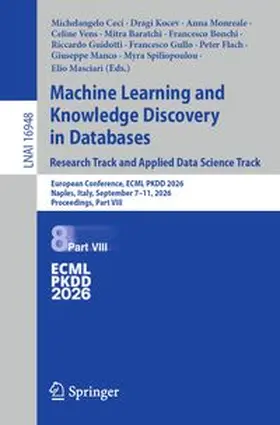 Ceci / Kocev / Monreale |  Machine Learning and Knowledge Discovery in Databases. Research Track and Applied Data Science Track | Buch |  Sack Fachmedien
