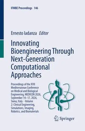 Iadanza |  Innovating Bioengineering Through Next-Generation Computational Approaches | eBook | Sack Fachmedien
