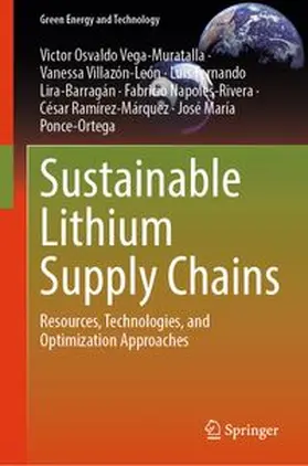 Vega-Muratalla / Villazón-León / Lira-Barragán |  Sustainable Lithium Supply Chains | Buch |  Sack Fachmedien