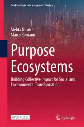 Nicotra / Romano |  Purpose Ecosystems | Buch |  Sack Fachmedien
