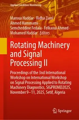 Haddar / Ziani / Hammami |  Rotating Machinery and Signal Processing II | Buch |  Sack Fachmedien
