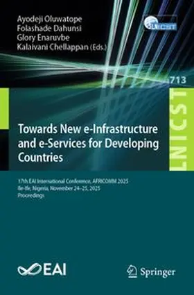 Oluwatope / Dahunsi / Enaruvbe |  Towards New e-Infrastructure and e-Services for Developing Countries | eBook | Sack Fachmedien
