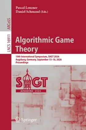 Lenzner / Schmand | Algorithmic Game Theory | E-Book | www.sack.de