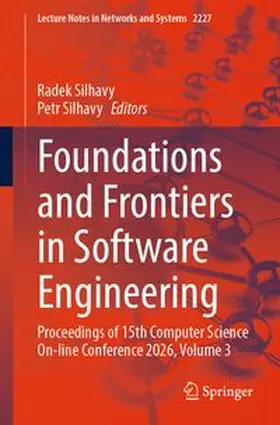 Silhavy |  Foundations and Frontiers in Software Engineering | eBook | Sack Fachmedien