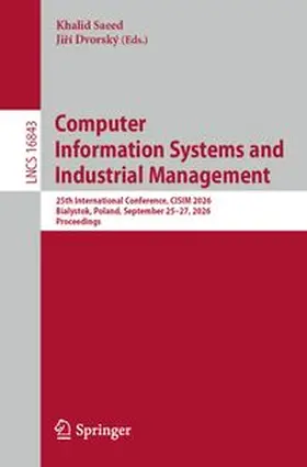 Saeed / Dvorský |  Computer Information Systems and Industrial Management | eBook | Sack Fachmedien