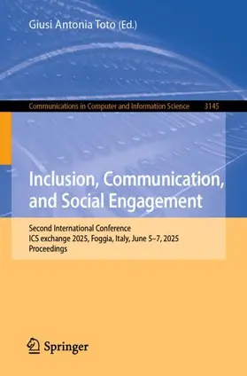 Toto | Inclusion, Communication, and Social Engagement | Buch | 978-3-032-39066-0 | www.sack.de