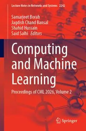 Borah / Bansal / Hussain |  Computing and Machine Learning | Buch |  Sack Fachmedien