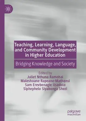 Ramohai / Rapeane-Mathonsi / Usadolo |  Teaching, Learning, Language, and Community Development in Higher Education | Buch |  Sack Fachmedien