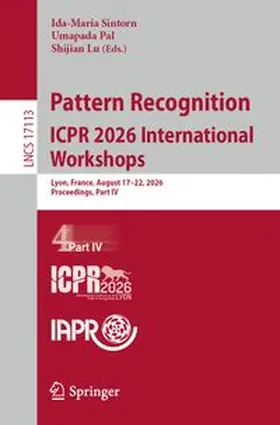Sintorn / Pal / Lu |  Pattern Recognition. ICPR 2026 International Workshops | eBook | Sack Fachmedien