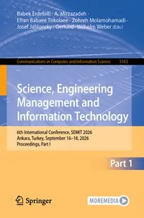 Erdebilli / Mirzazadeh / Babaee Tirkolaee | Science, Engineering Management and Information Technology | E-Book | www.sack.de