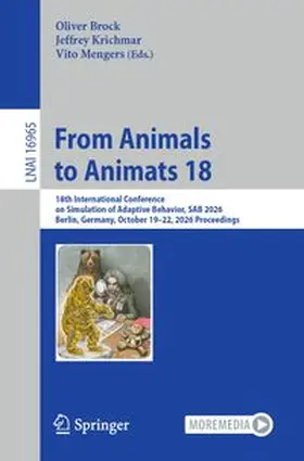 Brock / Krichmar / Mengers |  From Animals to Animats 18 | eBook | Sack Fachmedien