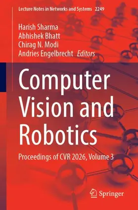 Sharma / Bhatt / Modi |  Computer Vision and Robotics | Buch |  Sack Fachmedien