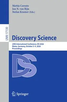 Cerrato / van Rijn / Kramer |  Discovery Science | eBook | Sack Fachmedien