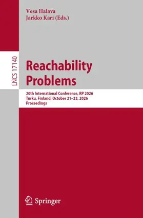 Halava / Kari |  Reachability Problems | Buch |  Sack Fachmedien