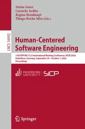 Sauer / Ardito / Bernhaupt |  Human-Centered Software Engineering | eBook | Sack Fachmedien