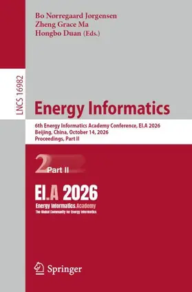Jørgensen / Ma / Duan |  Energy Informatics | Buch |  Sack Fachmedien