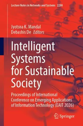 Mandal / De |  Intelligent Systems for Sustainable Society | Buch |  Sack Fachmedien
