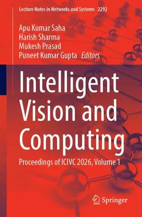 Saha / Sharma / Prasad |  Intelligent Vision and Computing | Buch |  Sack Fachmedien