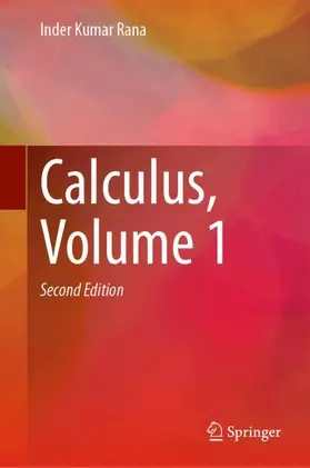 Rana |  Calculus, Volume 1 | Buch |  Sack Fachmedien