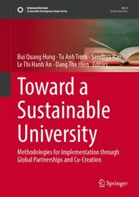 Trinh / Hien / An |  Toward a Sustainable University | Buch |  Sack Fachmedien