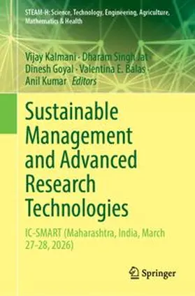 Kalmani / Jat / Goyal |  Sustainable Management and Advanced Research Technologies | Buch |  Sack Fachmedien