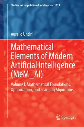 Uncini |  Mathematical Elements of Modern Artificial Intelligence (MeM_AI) | Buch |  Sack Fachmedien