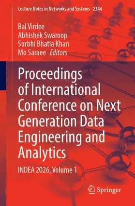 Virdee / Swaroop / Bhatia Khan |  Proceedings of International Conference on Next Generation Data Engineering and Analytics | Buch |  Sack Fachmedien