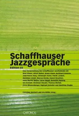 Rentsch / Röllin |  Schaffhauser Jazzgespräche | Buch |  Sack Fachmedien