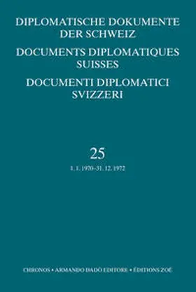 Zala |  Diplomatische Dokumente der Schweiz | Buch |  Sack Fachmedien
