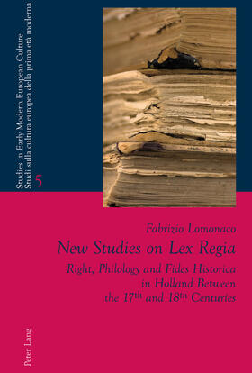 Lomonaco | New Studies on Lex Regia | Buch | 978-3-0343-0543-3 | sack.de
