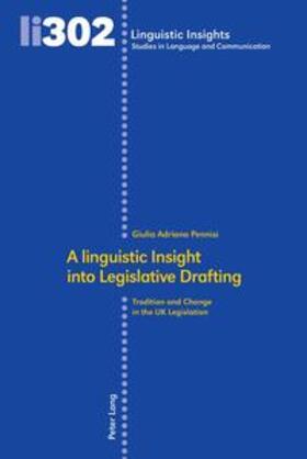 Pennisi | A linguistic Insight into Legislative Drafting | Buch | 978-3-0343-4700-6 | sack.de