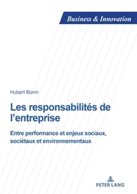 Bonin |  Les responsabilités de l'entreprise | Buch |  Sack Fachmedien