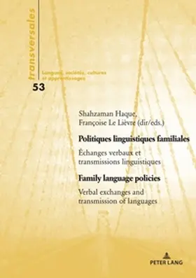  Politiques linguistiques familiales / Family language policies | Buch |  Sack Fachmedien