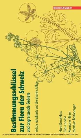 Hess / Landolt / Müller-Hirzel | Bestimmungsschlüssel zur Flora der Schweiz und angrenzender Gebiete | E-Book | www.sack.de