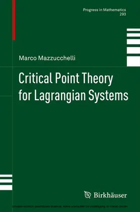 Mazzucchelli | Critical Point Theory for Lagrangian Systems | E-Book | sack.de