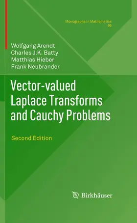 Arendt / Neubrander / Batty |  Vector-valued Laplace Transforms and Cauchy Problems | Buch |  Sack Fachmedien