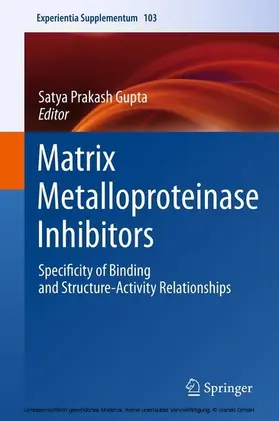 Gupta |  Matrix Metalloproteinase Inhibitors | eBook | Sack Fachmedien