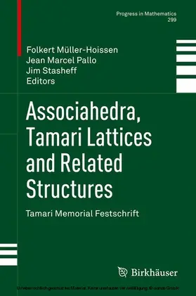 Müller-Hoissen / Pallo / Stasheff |  Associahedra, Tamari Lattices and Related Structures | eBook | Sack Fachmedien