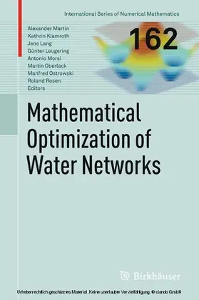 Martin / Klamroth / Lang | Mathematical Optimization of Water Networks | E-Book | www.sack.de