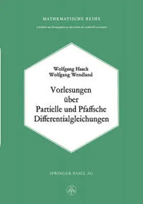 Haack |  Vorlesungen über Partielle und Pfaffsche Differentialgleichungen | eBook | Sack Fachmedien