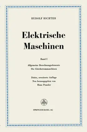 Richter |  Elektrische Maschinen | Buch |  Sack Fachmedien