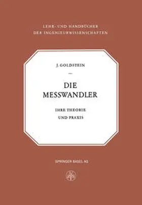 Goldstein |  Die Messwandler | Buch |  Sack Fachmedien